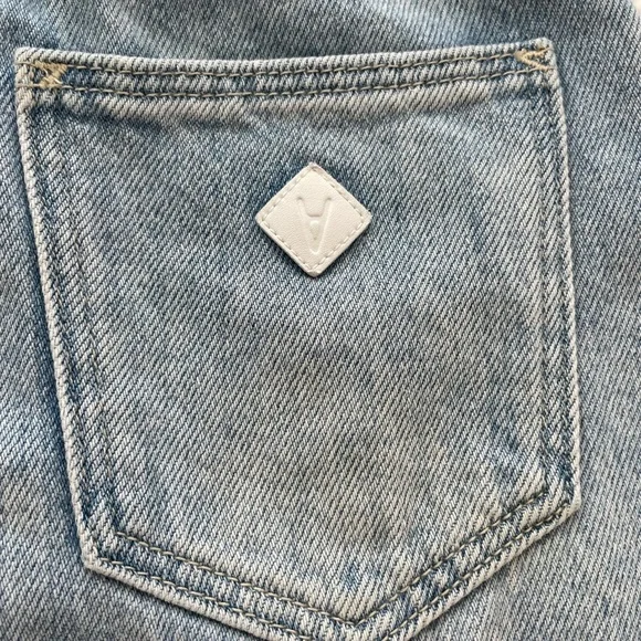 ABRAND Miami Taper Brandy High Waist Straight Leg Tapered Pleats Denim Jeans 24 - Picture 11 of 16